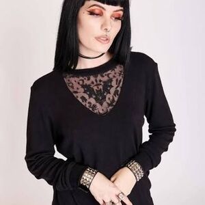 Midnight Hour Pullover Bat Sweater